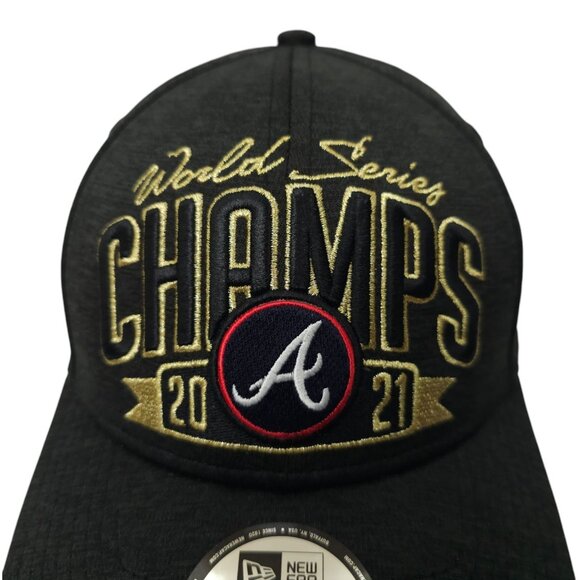 Atlanta Braves Snapback Hat MLB 2021 World Series Champs Cap New Era 9Forty NEW - Picture 9 of 15